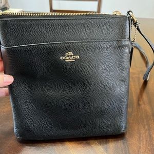 Coach (authentic) crossbody black purse.